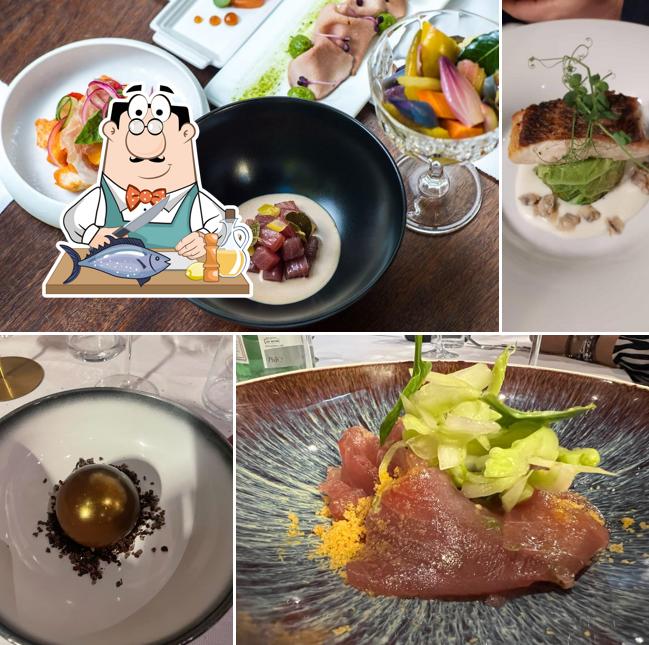 Salmone grigliato al Ristorante Villa Tessier