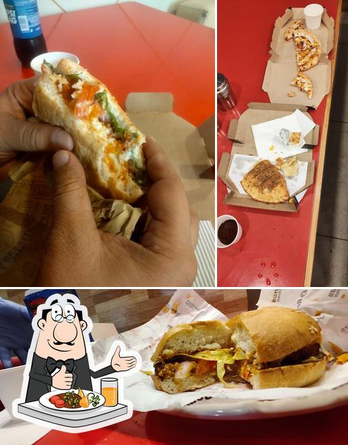 Food at Rominus Pizza And Burger