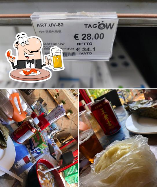 Puoi prenderti un rinfrescante bicchiere di birra chiara o scura