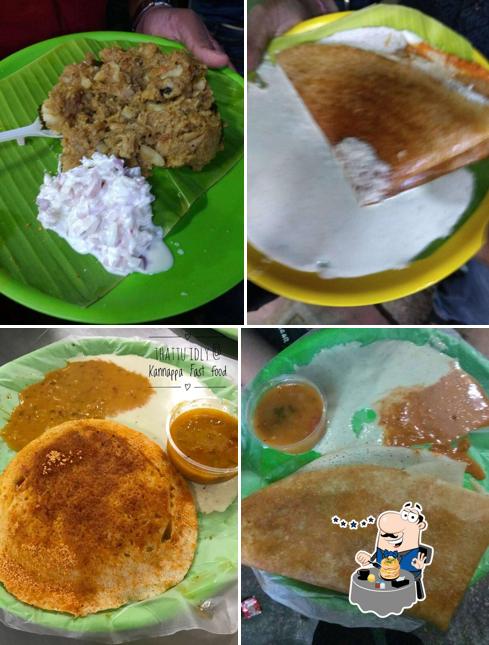 Meals at Kannappa Thattu Idly