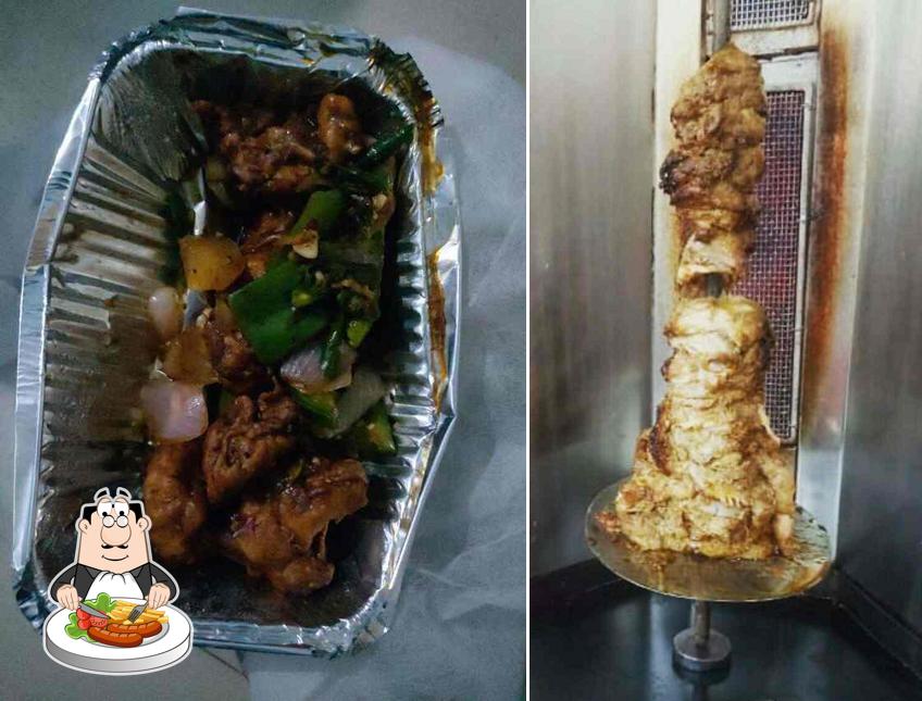 Food at Kathi Junction