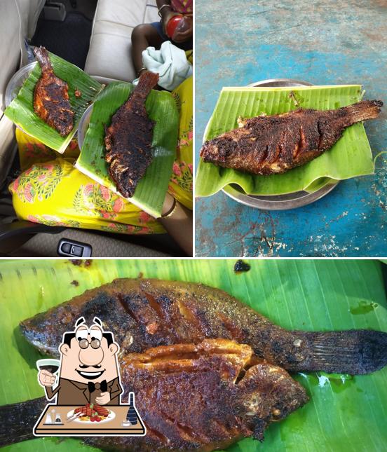 Fish Fry Hotel Ettikuttaimedu serves meat meals