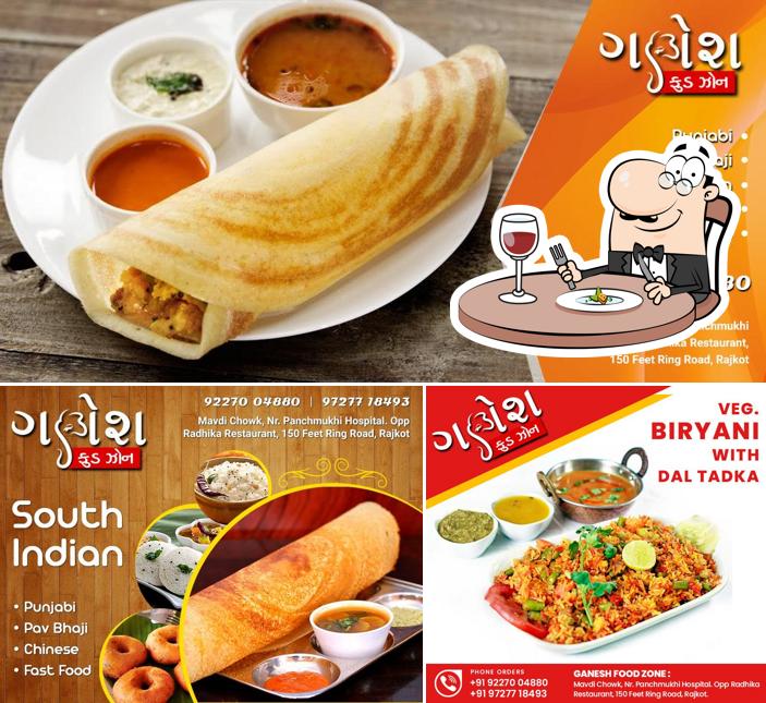 Meals at Ganesh Restaurant