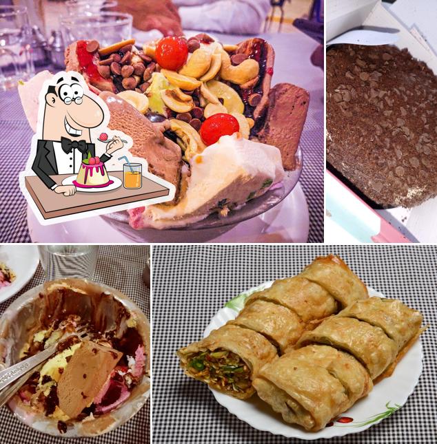 Order one of the sweet dishes