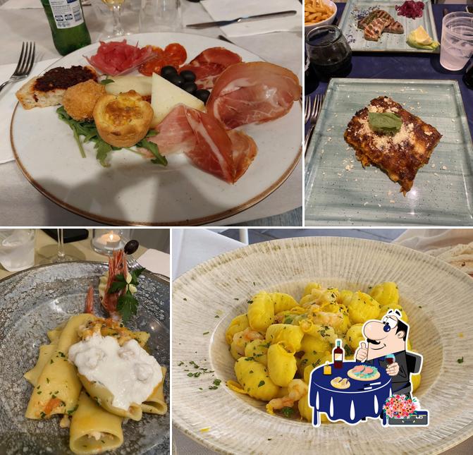 Sashimi al Trattoria moderna Borgo Marino