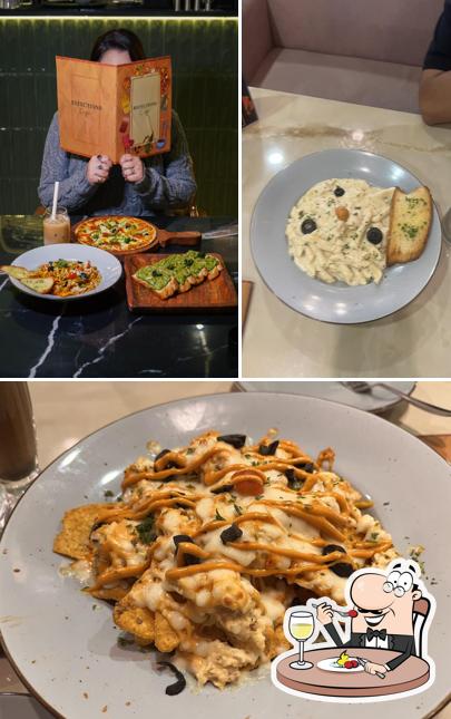 This is the picture displaying food and beverage at Refections Cafe