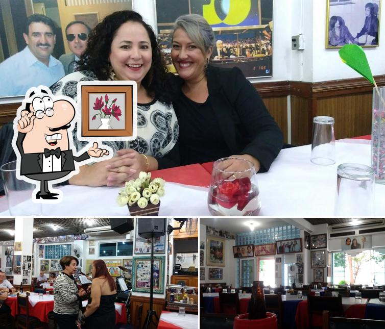 O interior do ED Carnes Restaurante