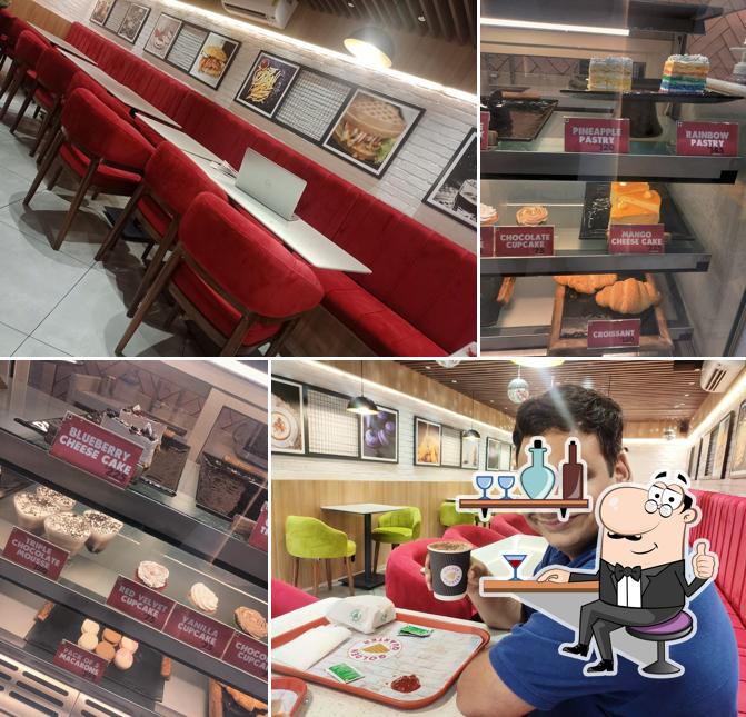 The interior of GOLDEN QUARTER CAFE
