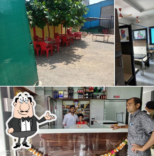The interior of Hotel Gaurav Bar&Restro