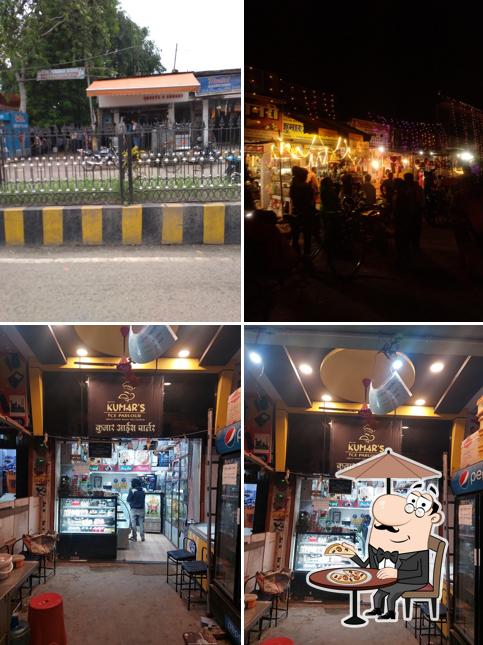 This is the photo showing exterior and interior at Kumar's Ice Parlour Chaat and Sweets