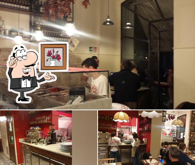 Gli interni di Pizzium