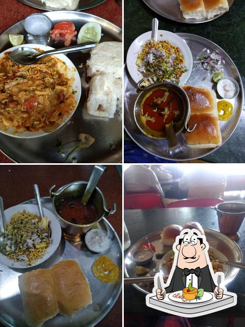 Food at Pokharkar Misal Hotel Dhananjay