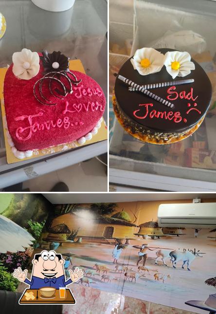 Among various things one can find food and interior at Shree friends baker's