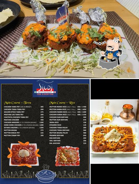 Food at Sigdi Restaurant Kudasan