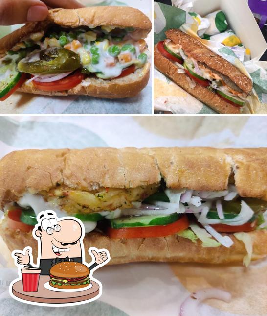 Get a burger at Subway Sector 13 Karnal