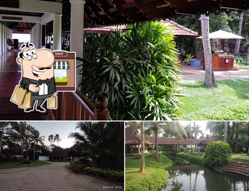 Enjoy the view at the outside area of Vembanad, Kumarakom Lake Resort