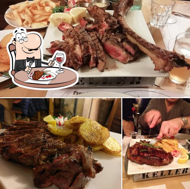 Scegli i piatti di carne a Keller Steak House