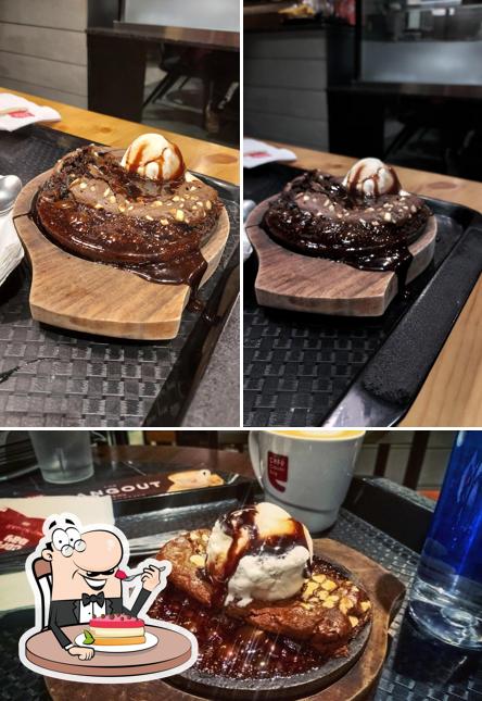 Café Coffee Day offers a range of sweet dishes