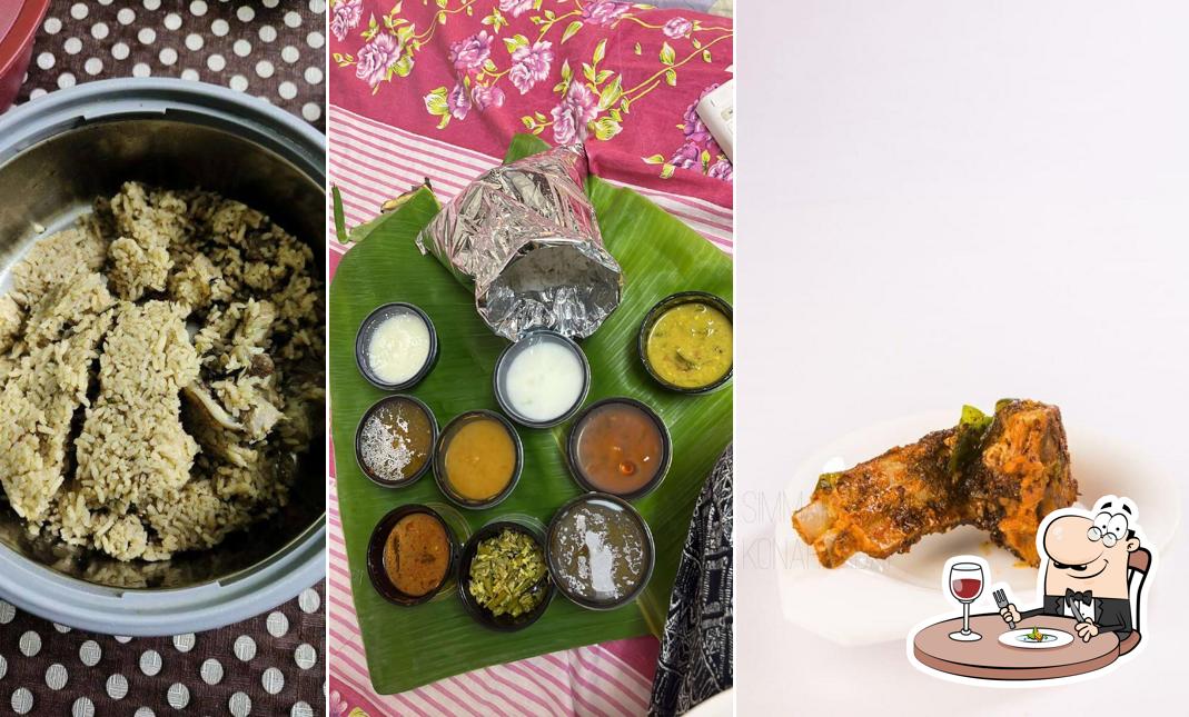 Food at Madurai Simmakkal Konar Kadai
