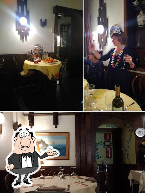 Gli interni di La Paranza Ristorante