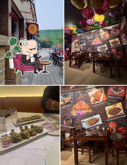 The interior of Meraan’s Restaurant