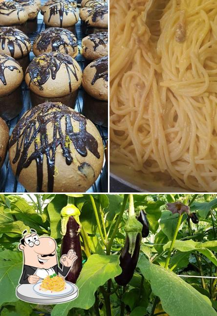 Spaghetti alla carbonara al Agriturismo la Rocca Verde
