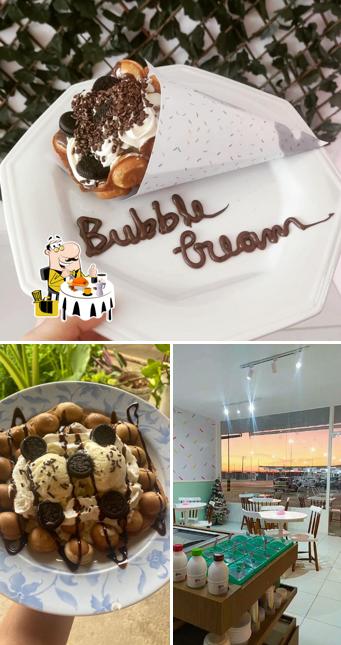 Bubble cream gelateria