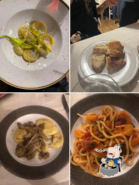 Platti al Osteria di Meleto
