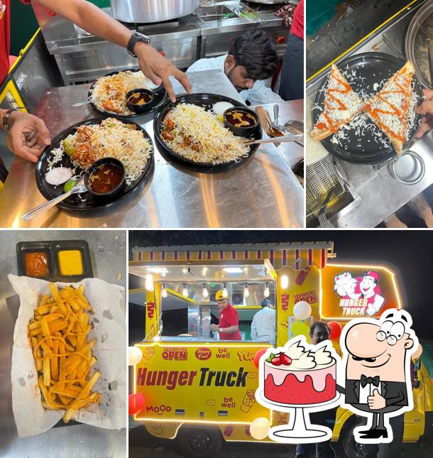 Red velvet cake at The Hunger Truck
