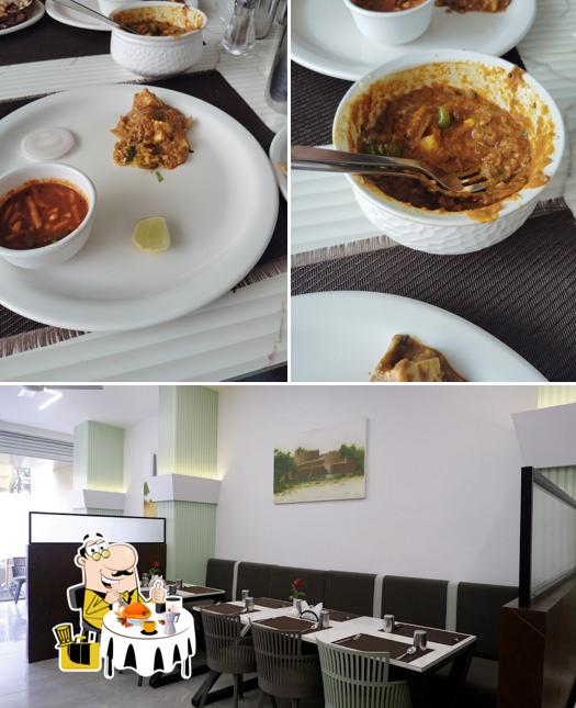 Among different things one can find food and interior at Satvik Pure Veg Restaurant