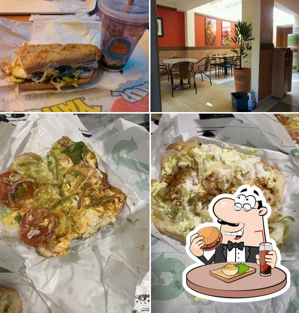 Peça um hambúrguer no Subway Glicério
