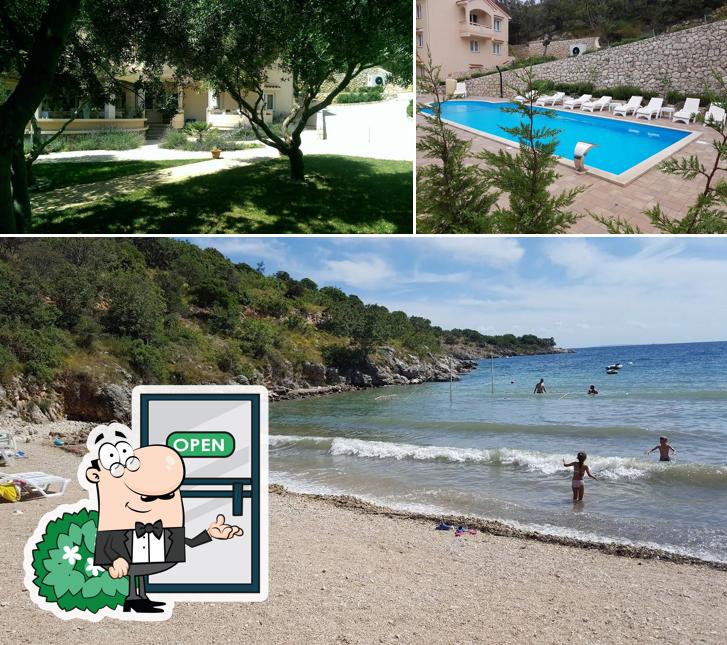 La parte esterna è una caratteristica importante di Apartmani Lastura