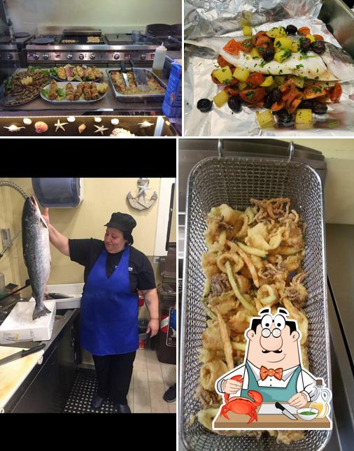 I clienti di Borgo Fritto possono ordinare vari piatti di mare