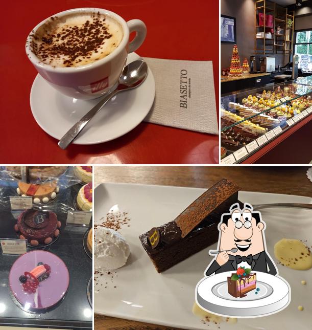 Torta al cioccolato al Pasticceria e Bistrò Biasetto Padova PD