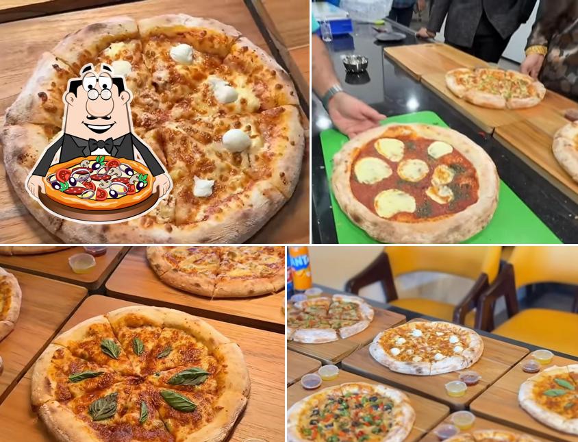 At Gustos Pizzeria, you can try pizza