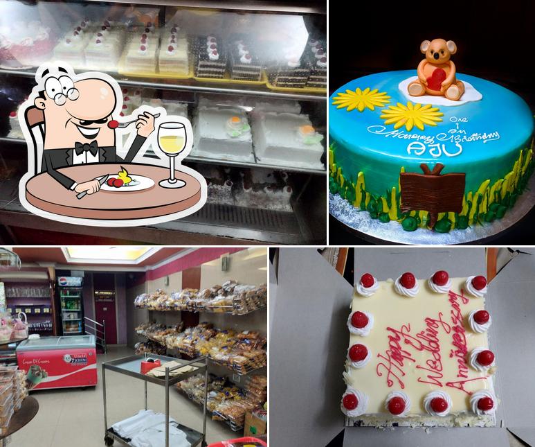 Food at Himalaya Bakery