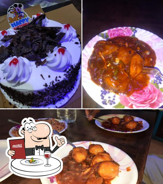 Food at Hot Lips Restaurant