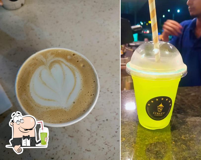 Check out various drinks served at It's Street Coffee Chandrapur