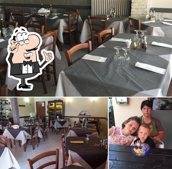 Gli interni di Bar Trattoria l'Alambicco