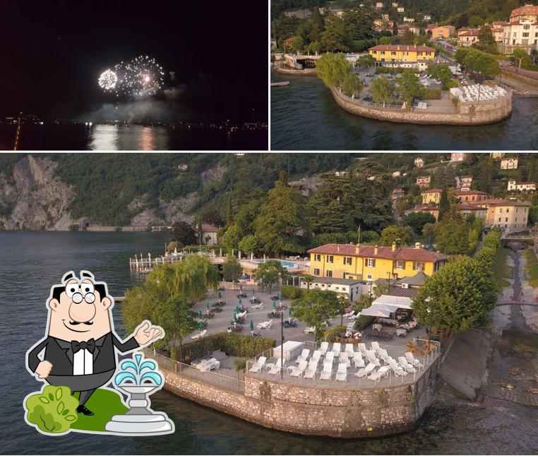 Gli esterni di Olivedo Lido - Lido di Varenna