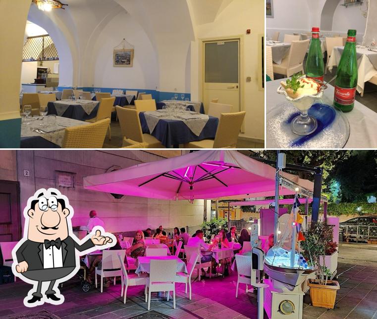 Gli interni di Masaniello Restaurant