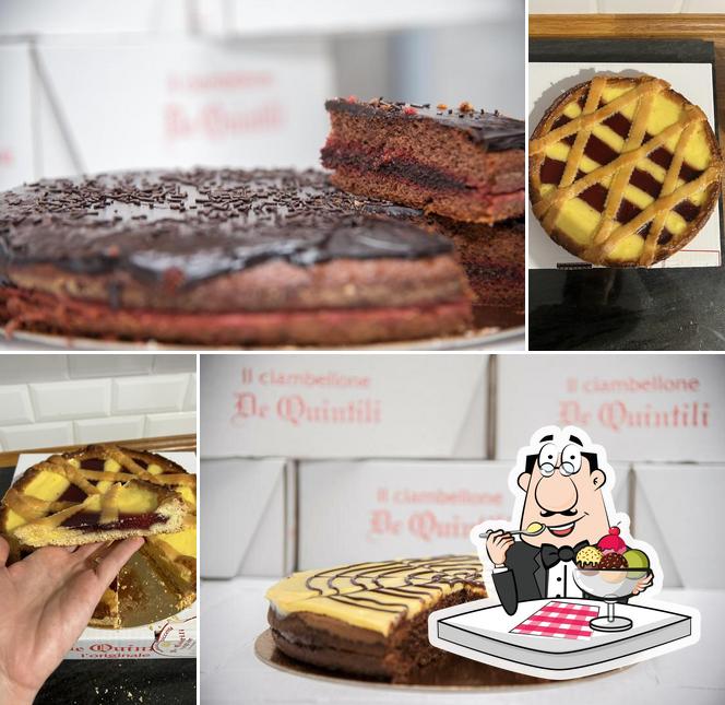 Panificio e Pasticceria De Quintili serve un'ampia selezione di dolci