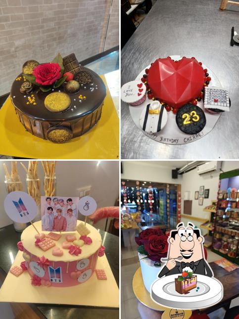 Chocolate cake at BONBON Bakery & Cafe