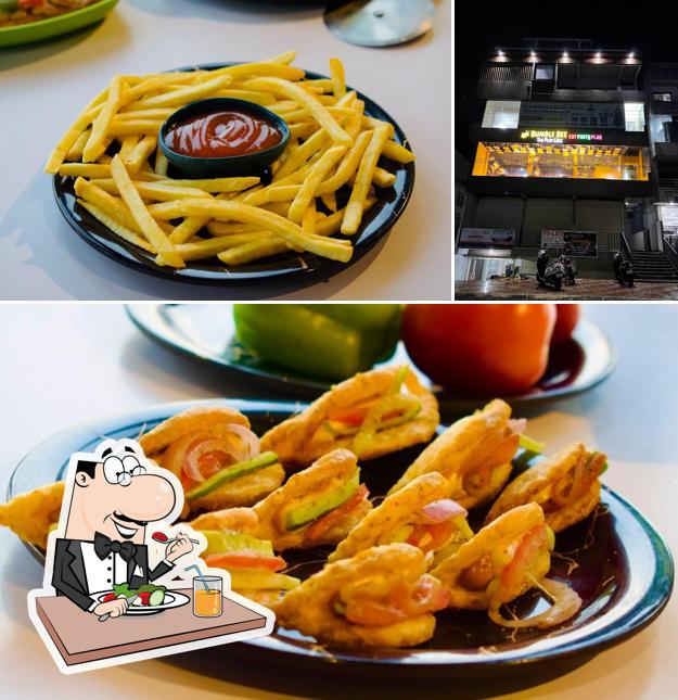 Check out the picture depicting food and exterior at BumbleBee ThePlayCafe