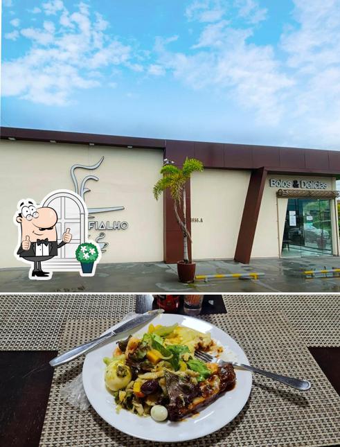 O exterior do Fernanda Fialho Café