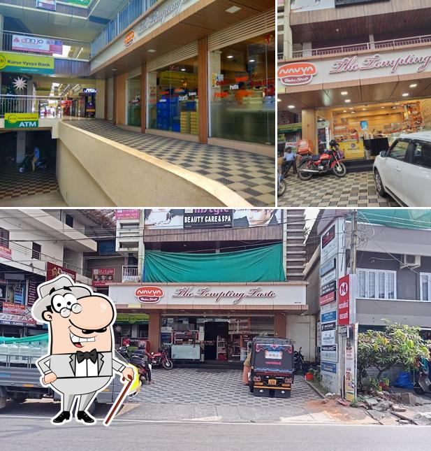 The exterior of Navya Bakers, T B junction