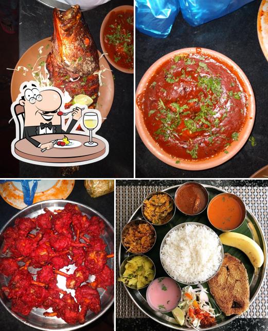 Food at Purva bar and restaurant
