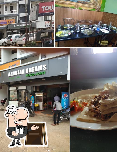 Enjoy the view at the outside area of Arabian Dreams Food Joint Adoor