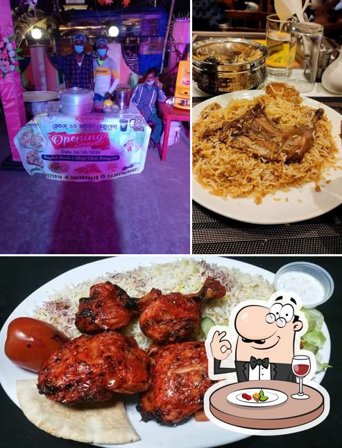 Food at Friends & Family Restaurant