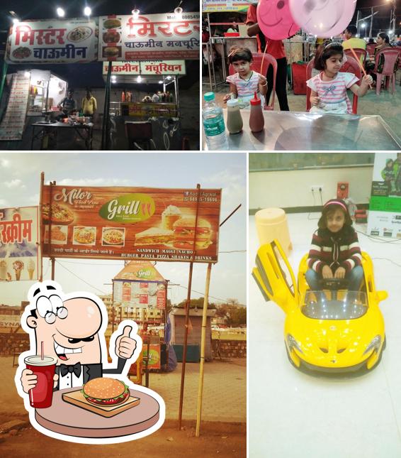 Get a burger at CITY Chaupati